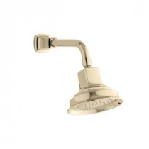 Margaux 1-Spray Showerhead in Vibrant French Gold