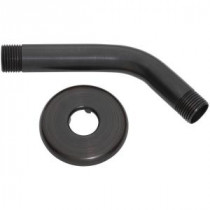 6 in. Shower Arm and Flange in Oil Rubbed Bronze