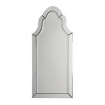 43.5 in. x 20.5 in. Polished Edge Arch Top Mirror
