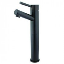 10 in. Single Hole Single-Handle High-Arc Vessel Bathroom Faucet in Oil Rubbed Bronze