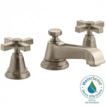 Pinstripe 8 in. Widespread 2-Handle Bathroom Faucet in Vibrant Brushed Bronze