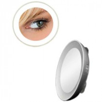 10X LED Lighted Next Generation Spot Mirror in Silver