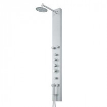 6-Jet Shower Panel System in Stainless Steel