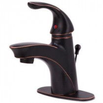 Arc Collection 4 in. Centerset 1-Handle Bathroom Faucet in Oil-Rubbed Bronze