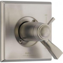 Dryden TempAssure 17T Series 1-Handle Volume/Temperature Control Valve Trim Kit Only in Stainless (Valve Not Included)