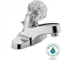 Choice 4 in. Centerset Single-Handle Bathroom Faucet in Chrome