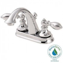 Catalina 4 in. Centerset 2-Handle High-Arc Bathroom Faucet in Polished Chrome