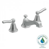 Rothbury 8 in. Widespread 2-Handle Low-Arc Bathroom Faucet Trim Kit in Chrome (Valve Sold Separately)