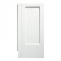 Advantage 32 in. x 35-1/4 in. x 66-1/4 in. 2-Piece Direct-to-Stud Shower End Wall Set in White