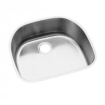 Elumina Undermount Stainless Steel 24 in. Single Bowl Kitchen Sink in Satin