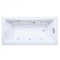 Tea-For-Two 6 ft. Whirlpool Tub with Reversible Drain in White