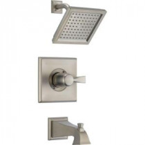 Dryden 1-Handle Tub and Shower Faucet Trim Kit Only in Stainless (Valve Not Included)