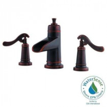 Ashfield 8 in. Widespread 2-Handle Bathroom Faucet in Rustic Bronze