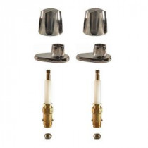2 Valve Rebuild Kit for Tub and Shower with Chrome Handles for Price Pfister