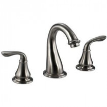 Arc Collection 8 in. Widespread 2-Handle Bathroom Faucet in Brushed Nickel