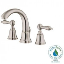 Fairmont 4 in. Minispread 2-Handle Mid-Arc Bathroom Faucet in Brushed Nickel (DISCONTINUED)