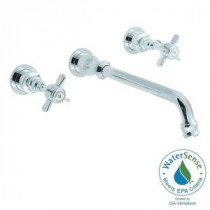 Wiltshire 8 in. 2-Handle Wall-Mount Low-Arc Vessel Filler in Chrome
