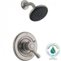 Leland 1-Handle Shower Only Faucet Trim Kit in Stainless (Valve Not Included)