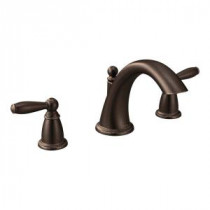 Brantford 2-Handle Deck-Mount Roman Tub Faucet Trim Kit in Oil Rubbed Bronze (Valve Sold Separately)