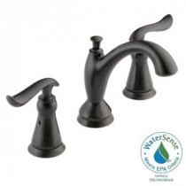 Linden 8 in. Widespread 2-Handle High-Arc Bathroom Faucet in Venetian Bronze Featuring Diamond Seal Technology