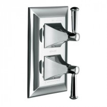 Memoirs 2-Handle Valve Trim Kit with Stately Design in Polished Chrome (Valve Not Included)