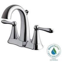 Transitional Collection 4 in. Centerset 2-Handle Bathroom Faucet in Chrome
