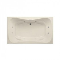 Providence 6 ft. Reversible Drain Whirlpool Tub in Biscuit