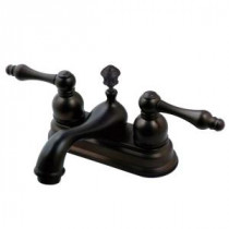 Classic 4 in. Centerset 2-Handle Mid-Arc Bathroom Faucet in Oil Rubbed Bronze