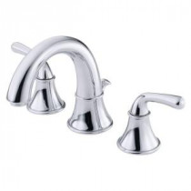 Bannockburn 8 in. Widespread 2-Handle Mid-Arc Bathroom Faucet in Chrome (DISCONTINUED)
