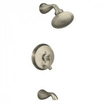 Revival Single-Handle Tub and Shower Faucet Trim Only in Vibrant Brushed Nickel