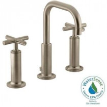 Purist 8 in. Widespread 2-Handle Mid-Arc Bathroom Faucet in Vibrant Brushed Bronze