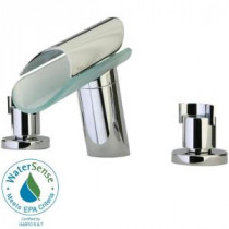 Morgana 8 in. Widespread 2-Handle Low-Arc Bathroom Faucet in Chrome