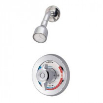 Temptrol II 1-Handle 1-Spray Shower Faucet in Chrome