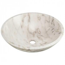 Stone Vessel Sink in Honed Basalt White Granite