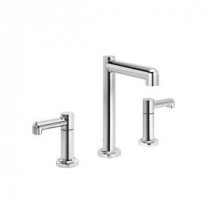 Museo 8 in. Widespread 2-Handle Low-Arc Bathroom Faucet in Chrome (Valve Not Included)