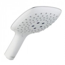 PuraVida 3-Spray Handshower with Select Button in White and Chrome