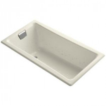 Tea-for-Two 5 ft. Whirlpool Bath Tub in Biscuit