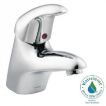 Commercial Single Hole Single Handle Low-Arc Lavatory Faucet in Chrome without Drain Assembly