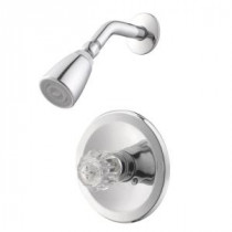 Millbridge 1-Handle 1-Spray Shower Faucet in Polished Chrome