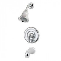 Santiago Single-Handle Tub and Shower Faucet Trim Kit in Polished Chrome (Valve Not Included)