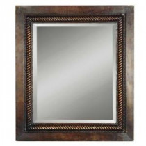 32 in. x 28 in. Metal Rectangular Framed Mirror