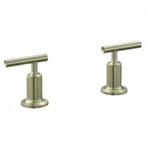 Purist Roman Tub Faucet Trim Only in Vibrant Brushed Nickel