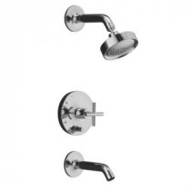 Purist 1-Handle Single-Spray Tub and Shower Faucet Trim in Polished Chrome