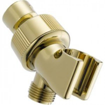 Adjustable Shower Arm Mount for Hand Shower in Polished Brass