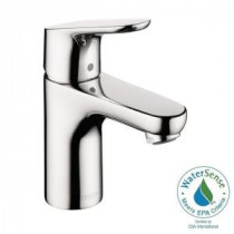 Focus 100 Single Hole 1-Handle Low-Arc Bathroom Faucet in Chrome