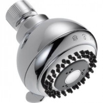 4-Spray 3 in. Touch-Clean Shower Head in Chrome
