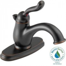 Leland Single Hole Single-Handle Bathroom Faucet in Venetian Bronze