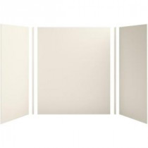 Choreograph 60in. X 36 in. x 72 in. 5-Piece Bath/Shower Wall Surround in Biscuit for 72 in. Bath/Showers