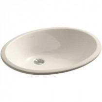 Caxton Undermount Vitreous China Bathroom Sink with Glazed Underside in Almond