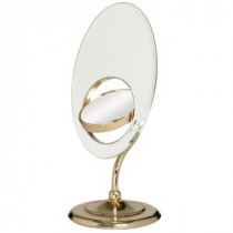 Tri-Optics Vanity Mirror in Brass